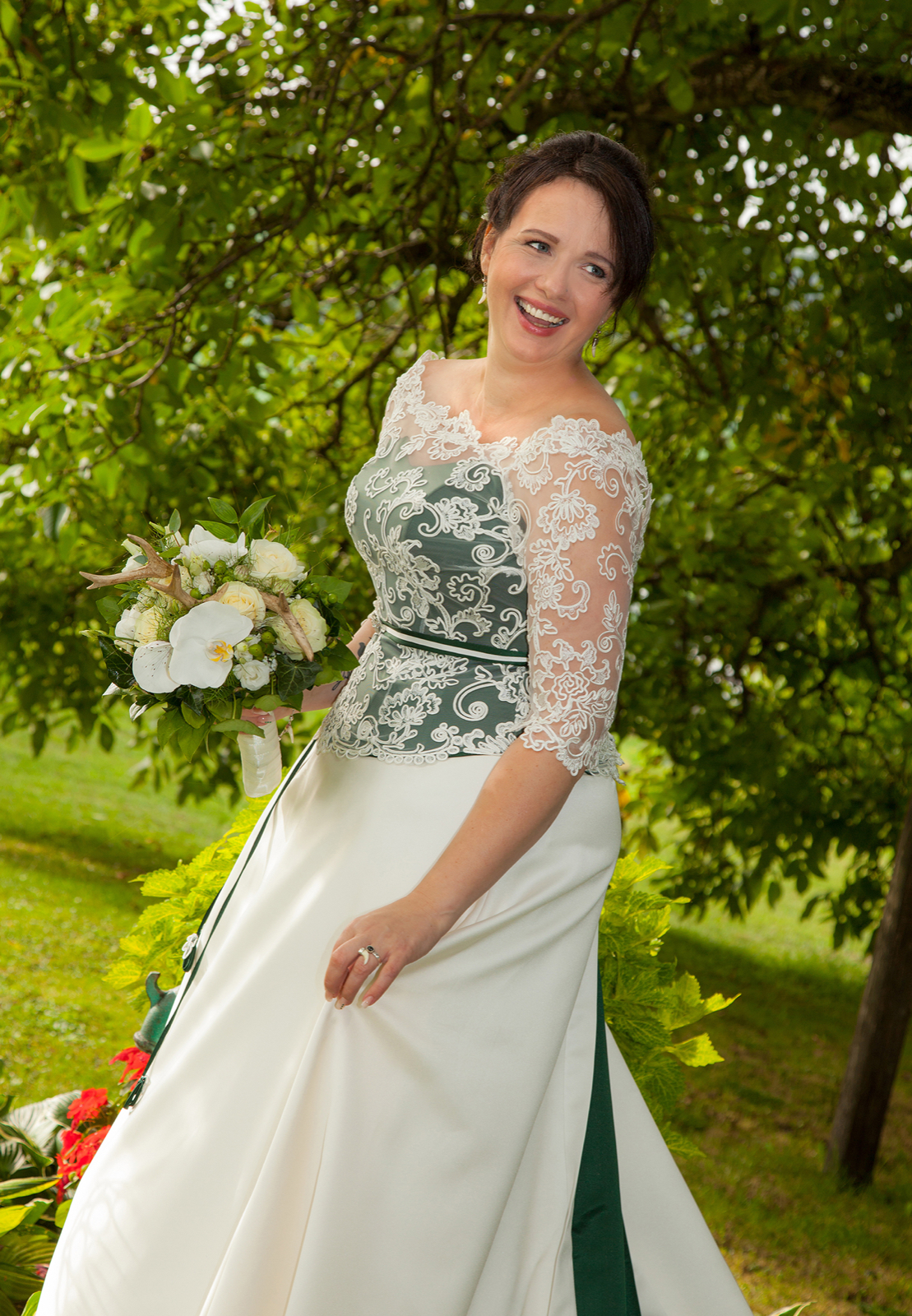 Hochzeitsfotografie Braut Trachtenhochzeit